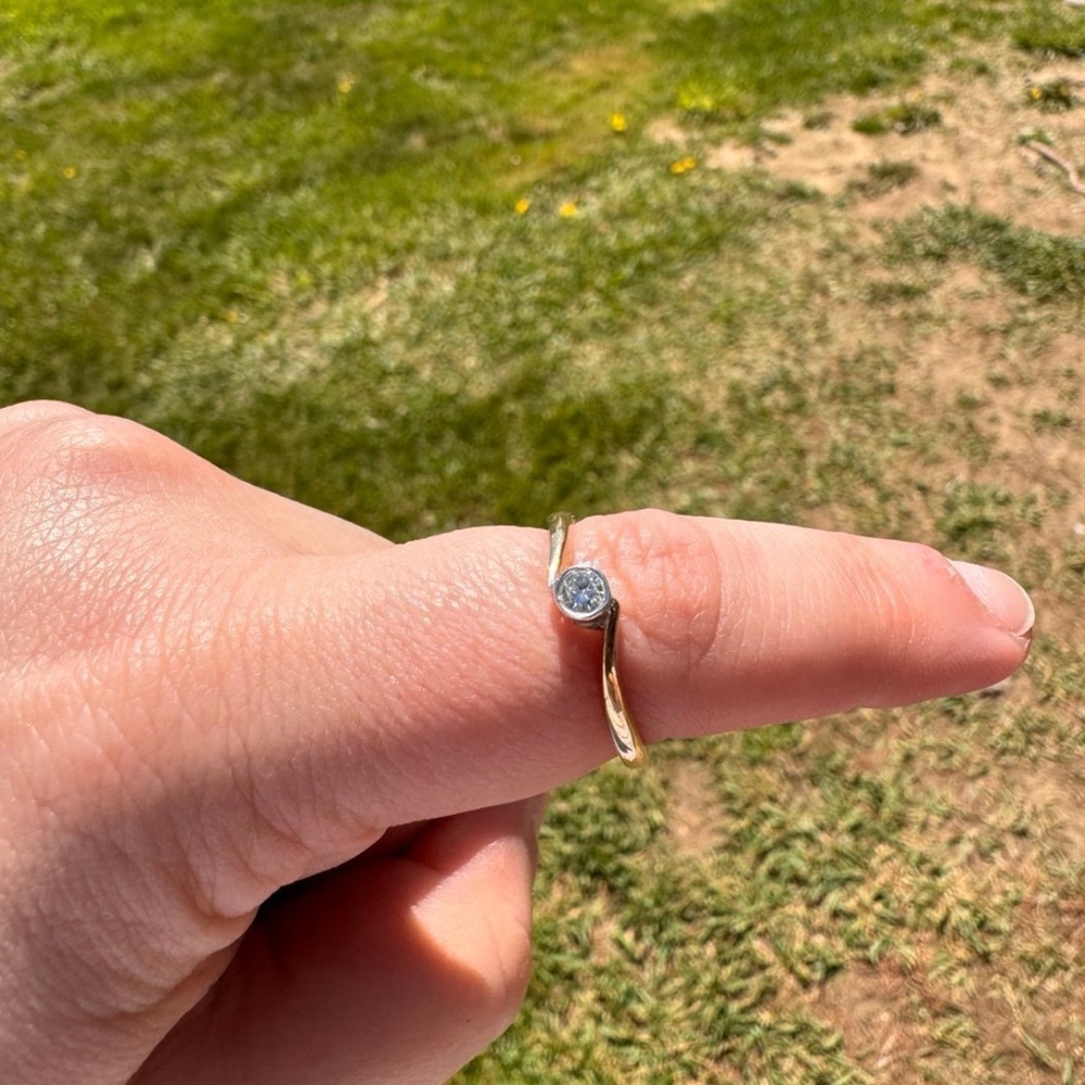 Solitaire diamond ring
